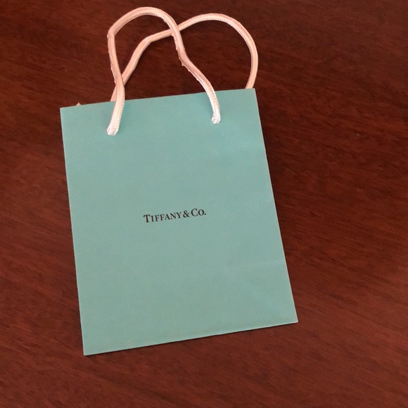 Tiffany & Co. Small Paper Shopping  Bags AND gift note and envelope - Picture 2 of 16
